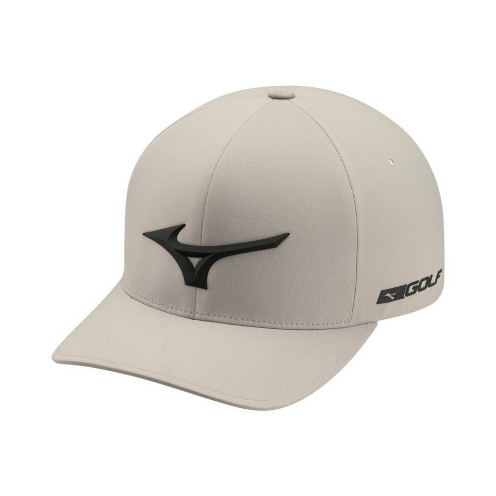 Gorro Mizuno Tour Delta Fitted Hombre Gris España JCIA-92401